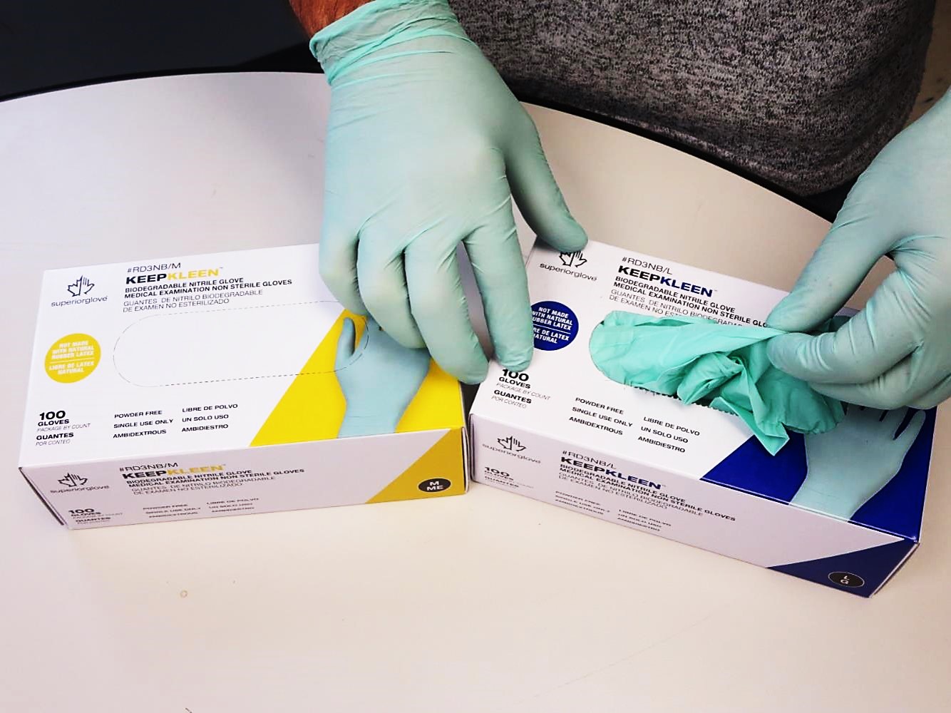 KeepKleen® RD3NB Biodegradable Nitrile Exam Gloves